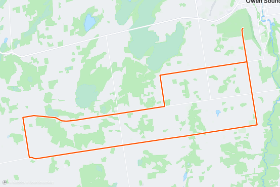 エンミルンルート Millennium trail ride in Prince Edward County