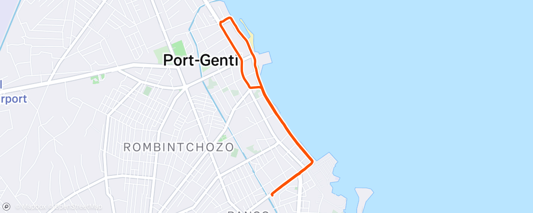 Map of the activity, Footing dominical @ PoG