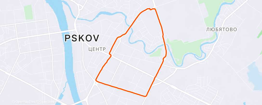 Карта физической активности (Холодно)