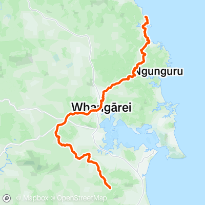 Day 1 - Otamure Bay to Waipu Caves | 95.0 km Gravel Riding Trail on Strava