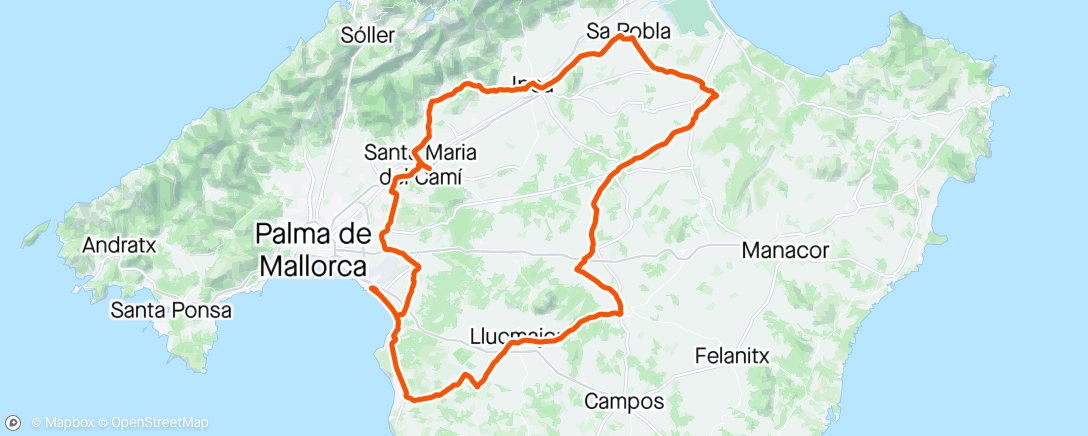 Map of the activity, Mallorca 2024#03