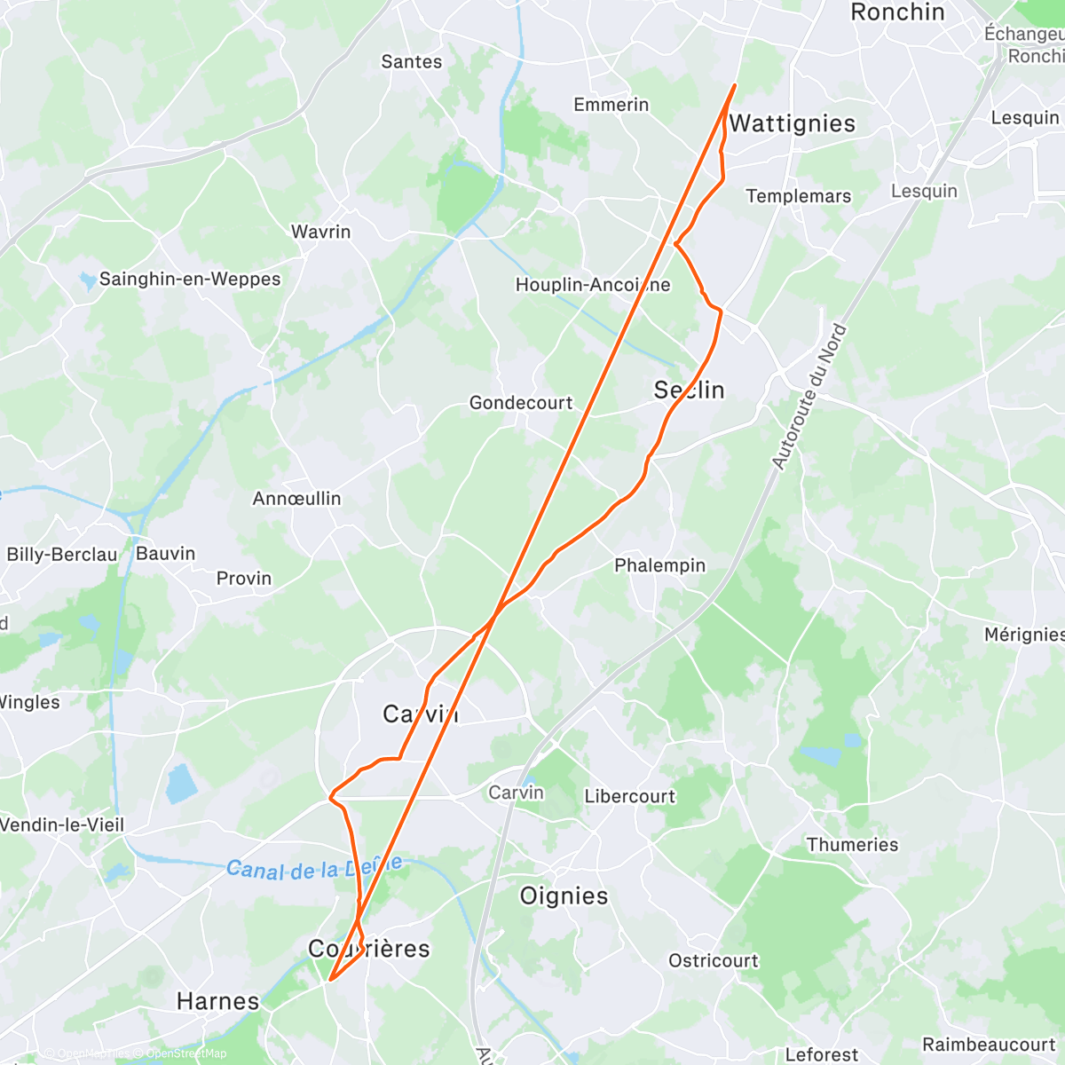 Карта физической активности (ROUVY - The Climb Code Lite)