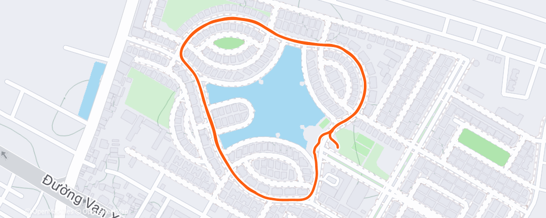 Map of the activity, Chạy ngoài trời