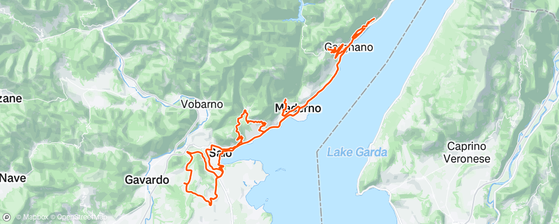 Peta aktivitas, Pedalata mattutina