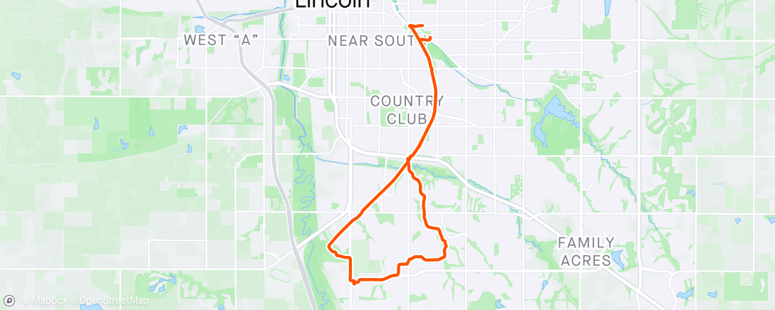 Map of the activity, First ride of the season w Mal