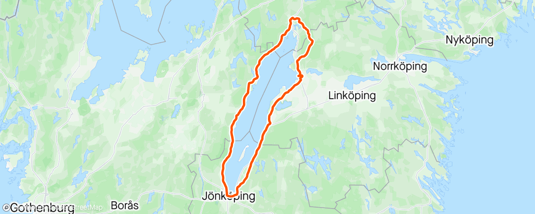 Map of the activity, Funktionärsvättern- testvarv👌🏼