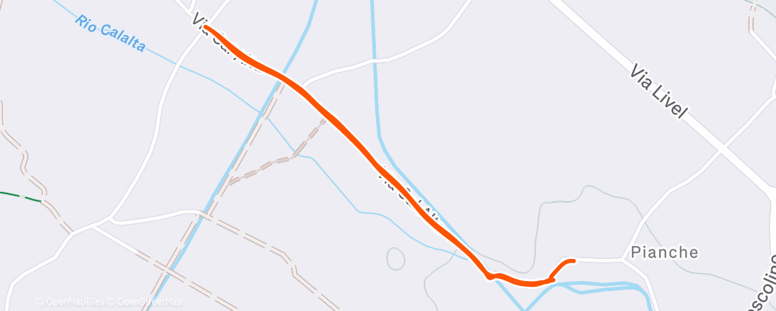 Kaart van de activiteit “Camminata pomeridiana”