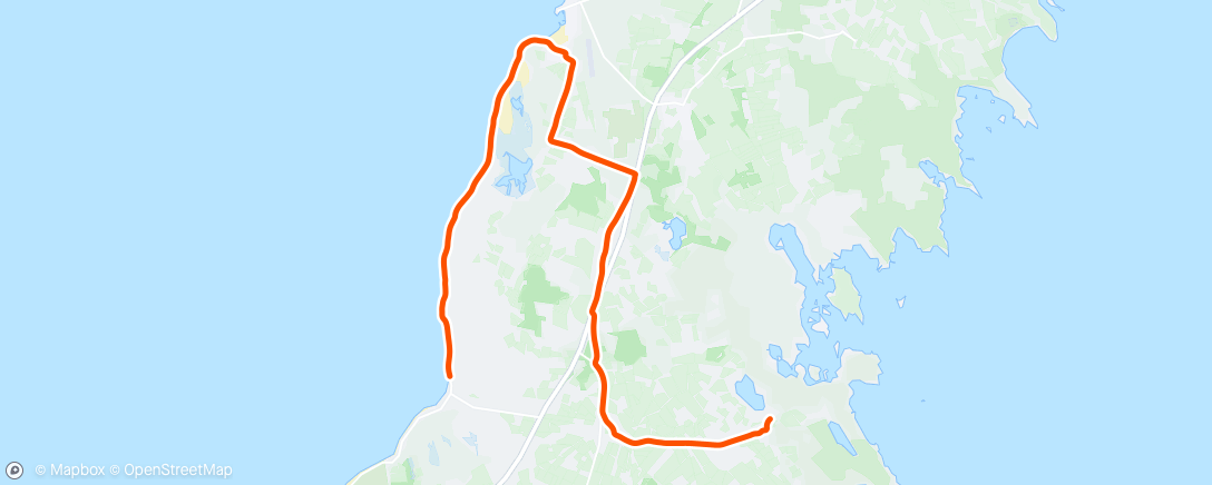 Map of the activity, Afternoon Mountain Bike Ride