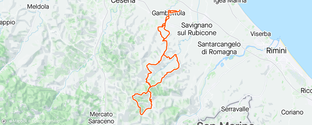 Map of the activity, Sessione di mountain biking mattutina con una parte del Team Easy Bike 🚵 🌈 ☕