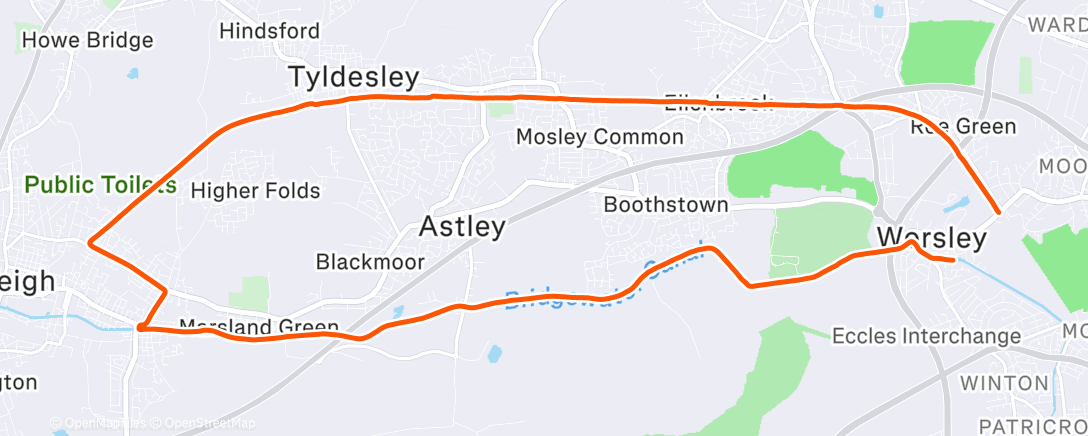 Map of the activity, Brekkie Club