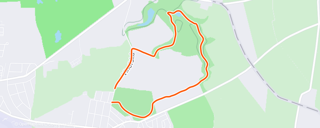 Map of the activity, Procházka