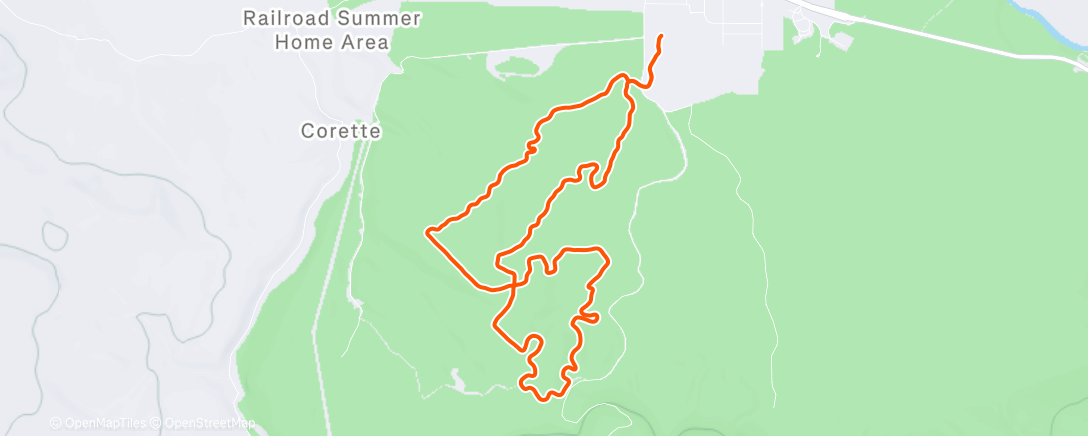 Mappa dell'attività Afternoon Nordic Ski