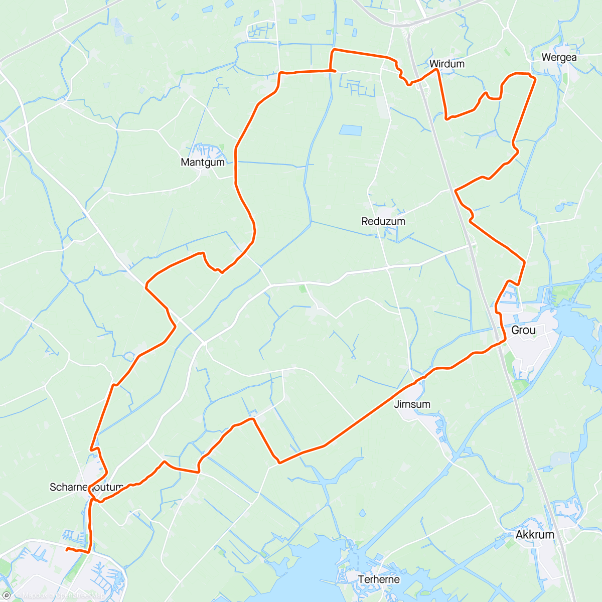 Map of the activity, Eagum, het middelpunt van Friesland
