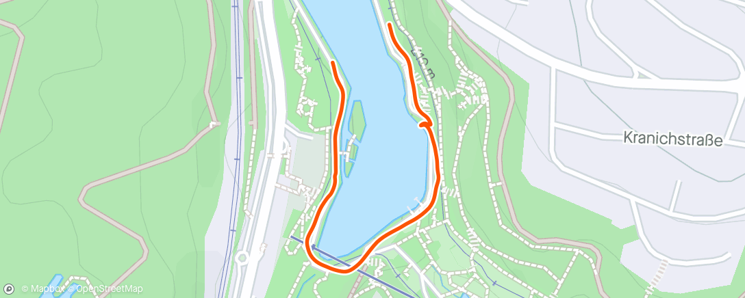 Mapa da atividade, Mittagspaziergang