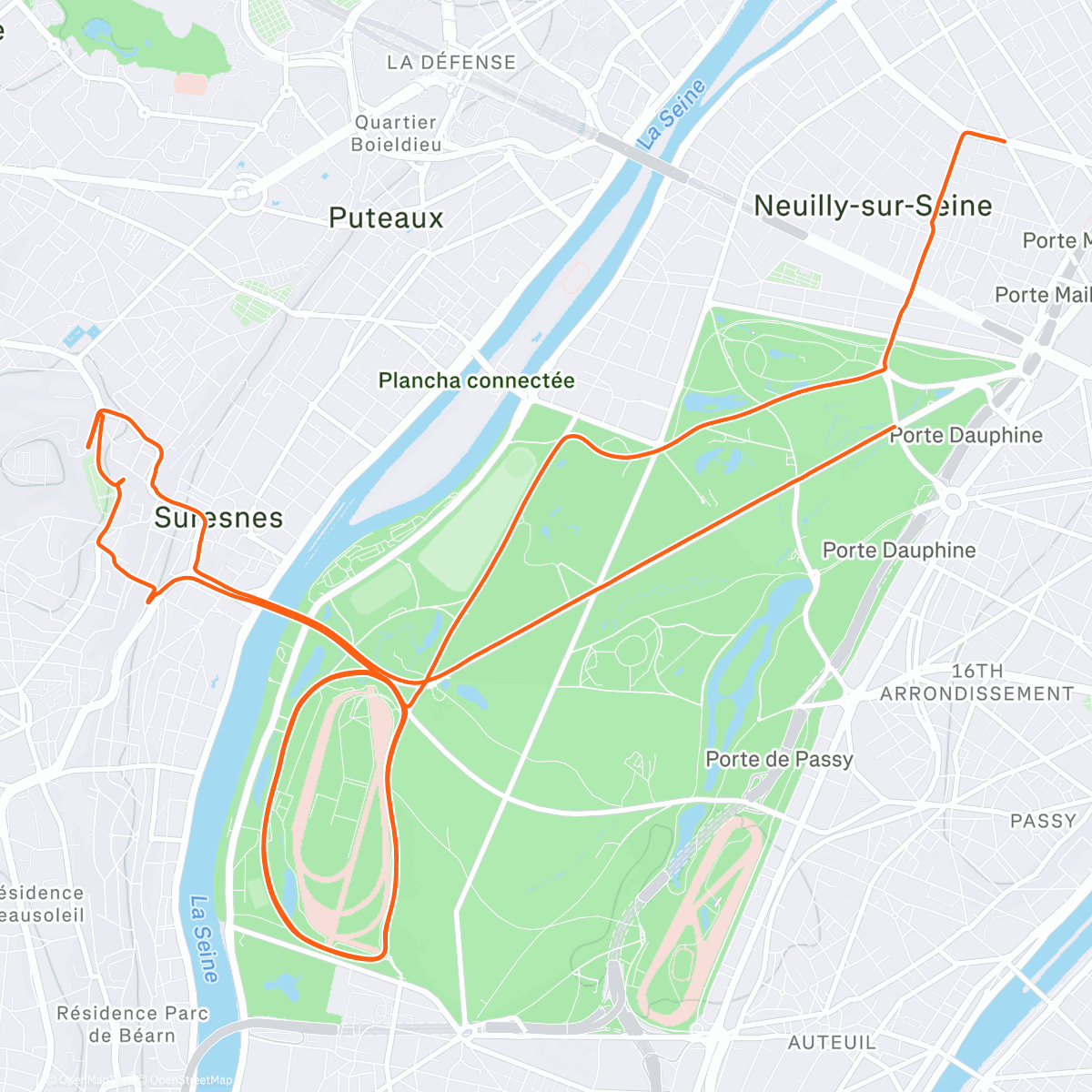 Map of the activity, New bike day 👀