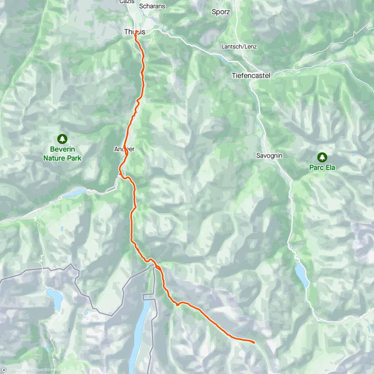 Map of the activity, Juf