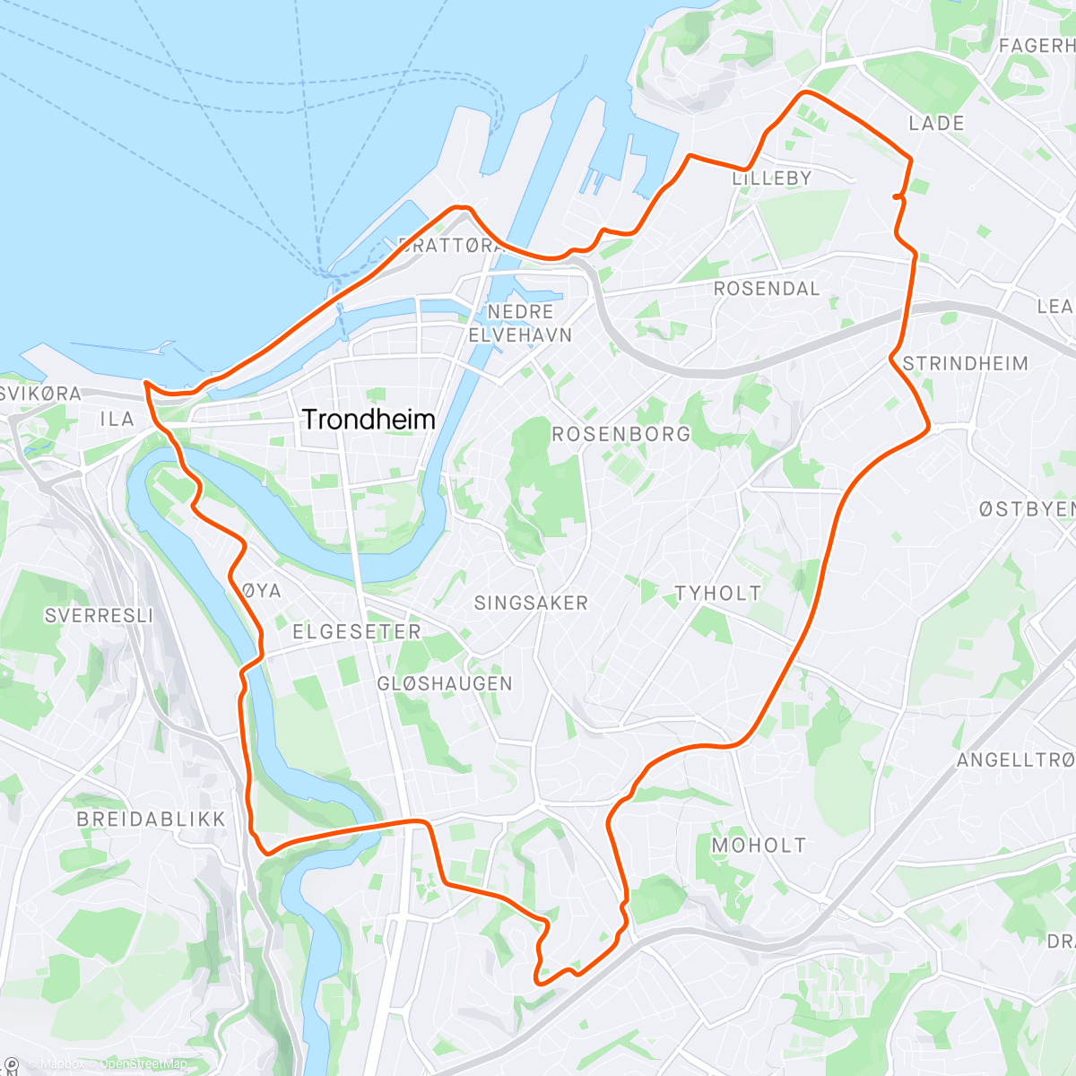 Map of the activity, Afternoon Ride (15)