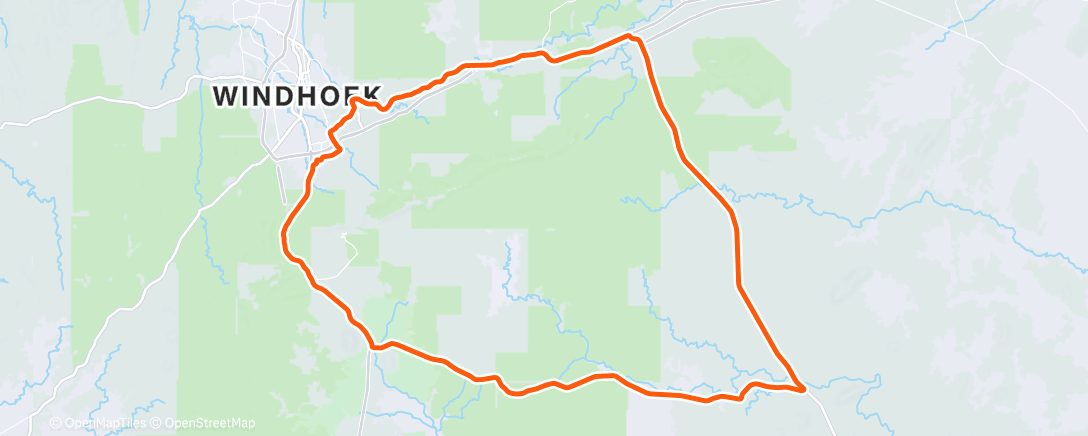 Map of the activity, Mountainbike-Fahrt zur Mittagszeit