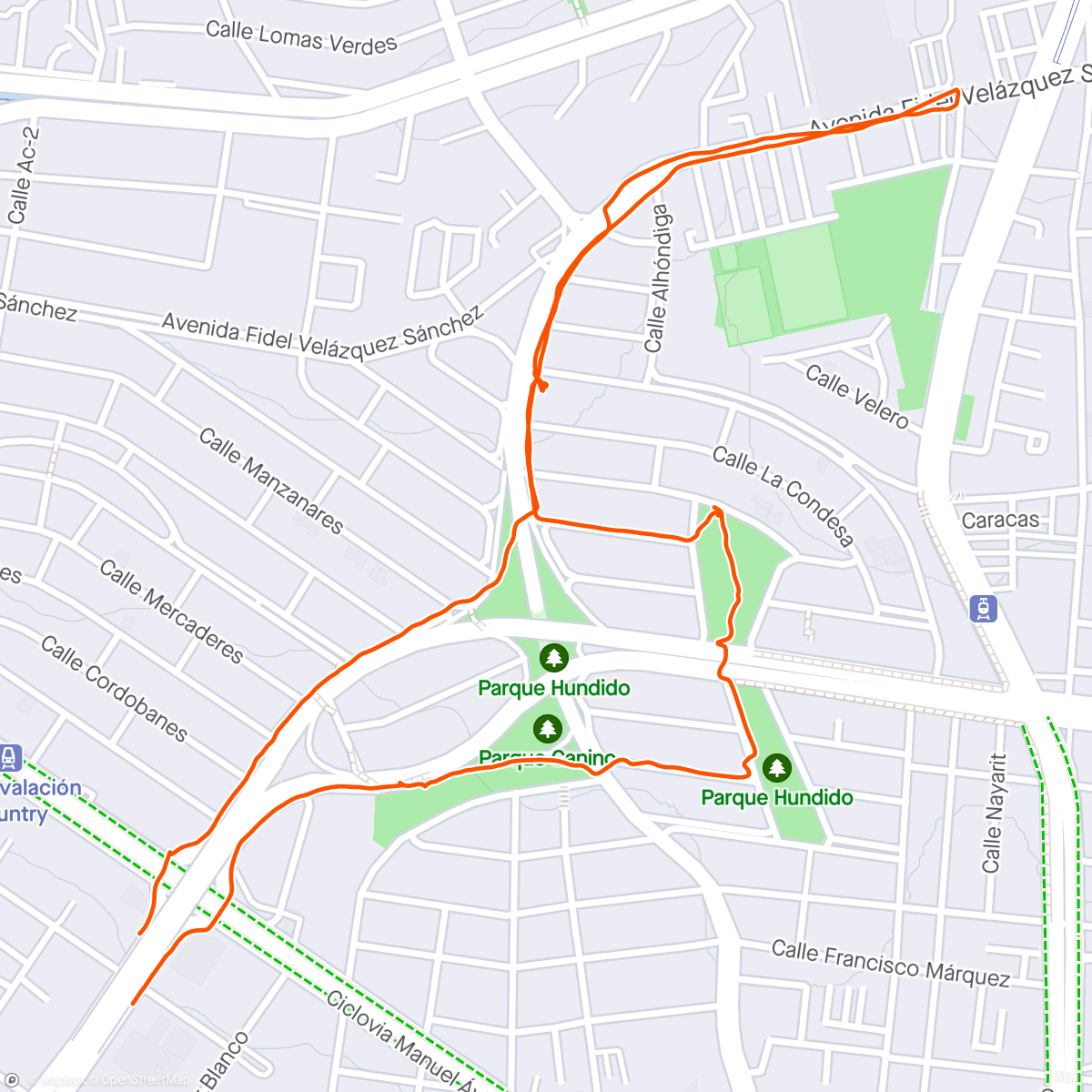 Map of the activity, Tacotur i Guadalajara 🌮