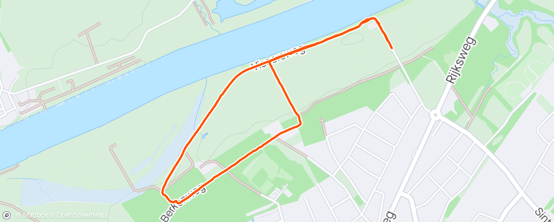 Map of the activity, Kort rondje met soof