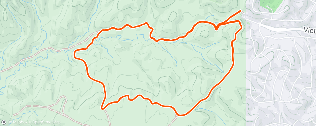 Map of the activity, Anytime Runners 12-Hour Race