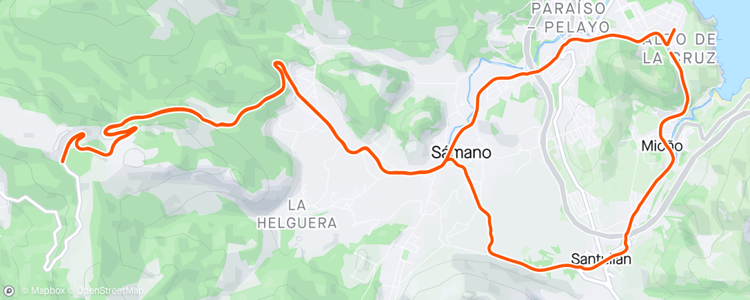 Map of the activity, La Granja