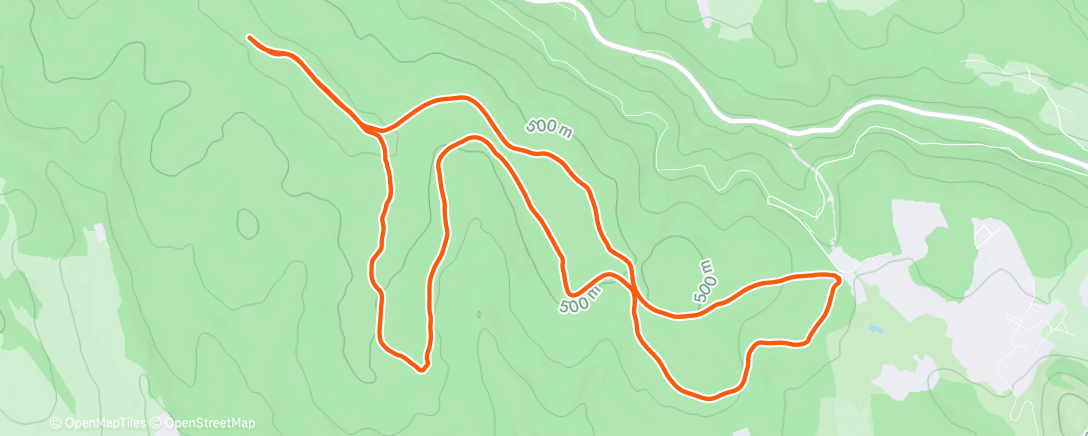 Карта физической активности (Afternoon Run)