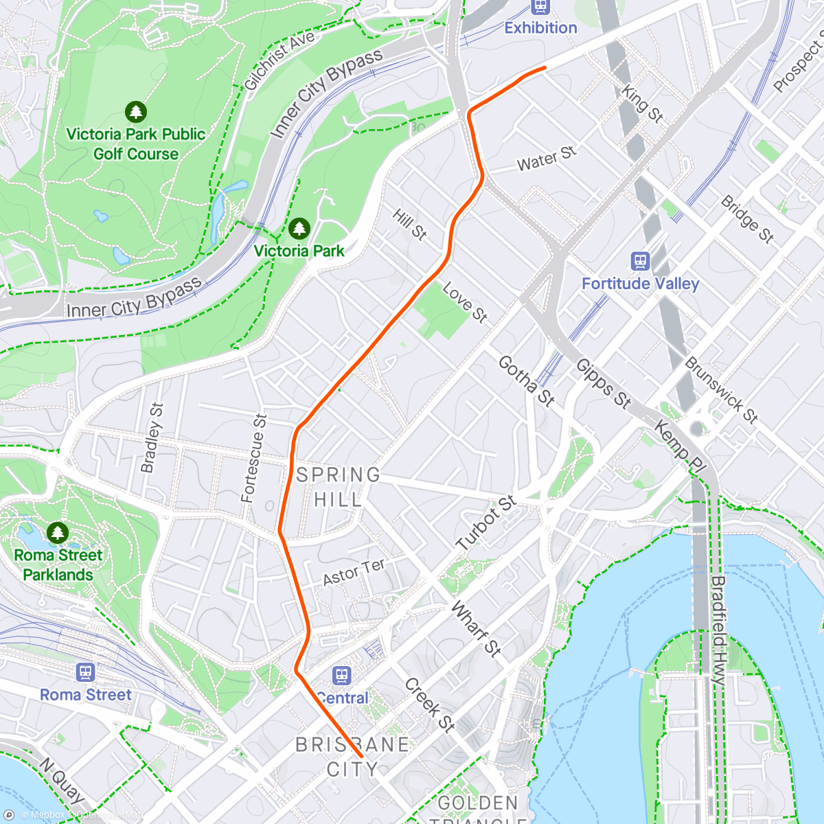 Map of the activity, Afternoon Ride, Ride Back After Refueling