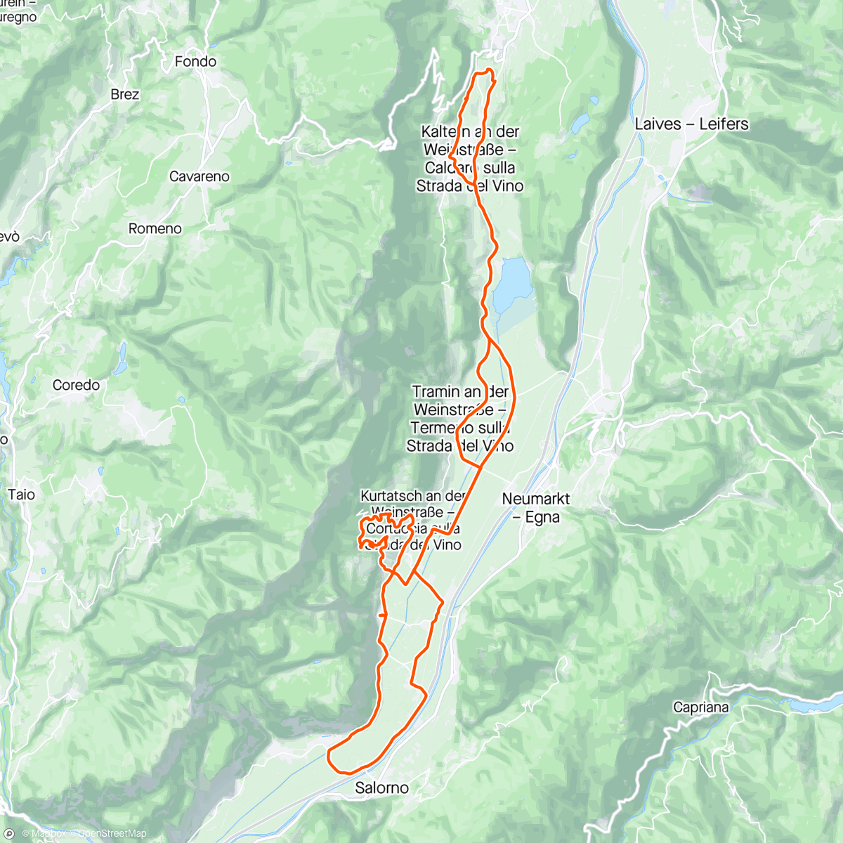 Map of the activity, Caldaro, Trentino, Italia 🇮🇹