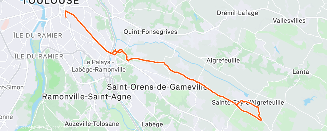 Map of the activity, Sortie TTM écourtée, rayon cassé