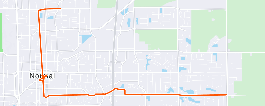 Карта физической активности (Afternoon Ride)