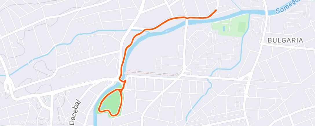 Карта физической активности (Morning Run)