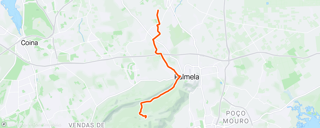 Map of the activity, Sunday Morning Cycle