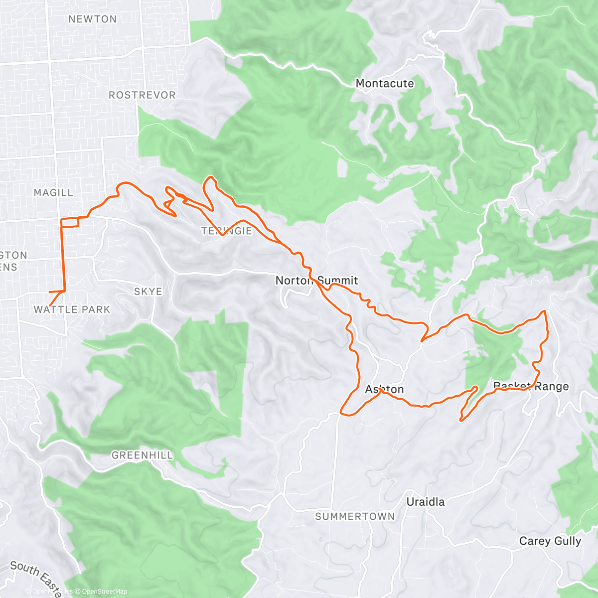 Map of the activity, Pre race?