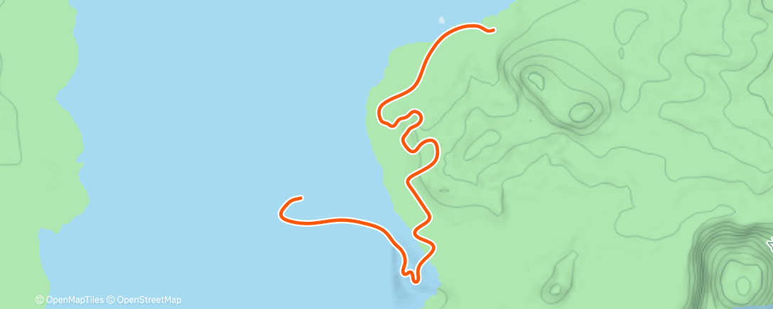 Map of the activity, Petit contre la montre à l’issu 🚲