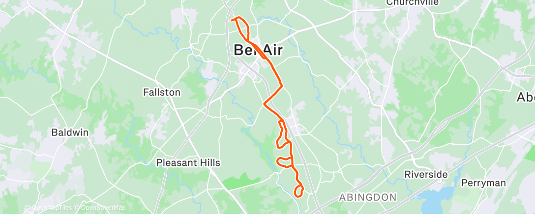 Map of the activity, Chasing daylight