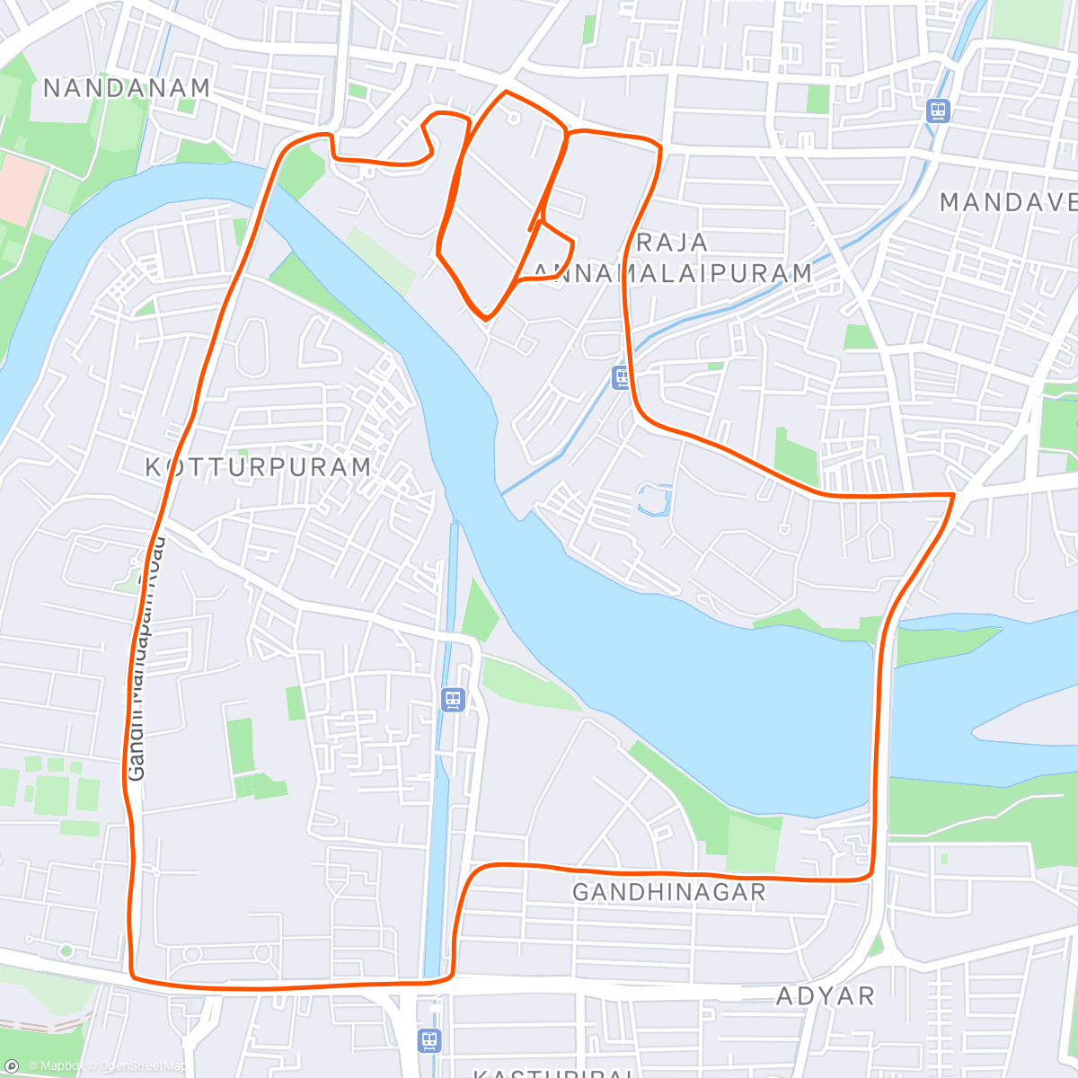 Map of the activity, Morning Run 🌟😅😅