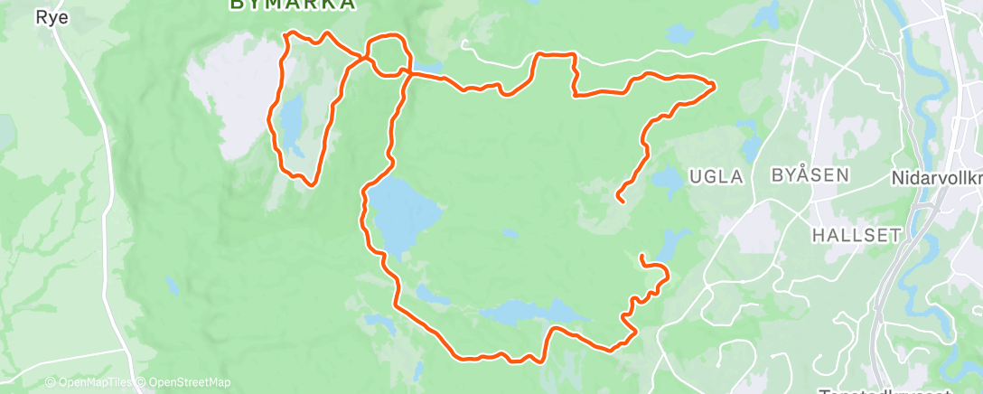 Map of the activity, Klassisk, finnmarksføre