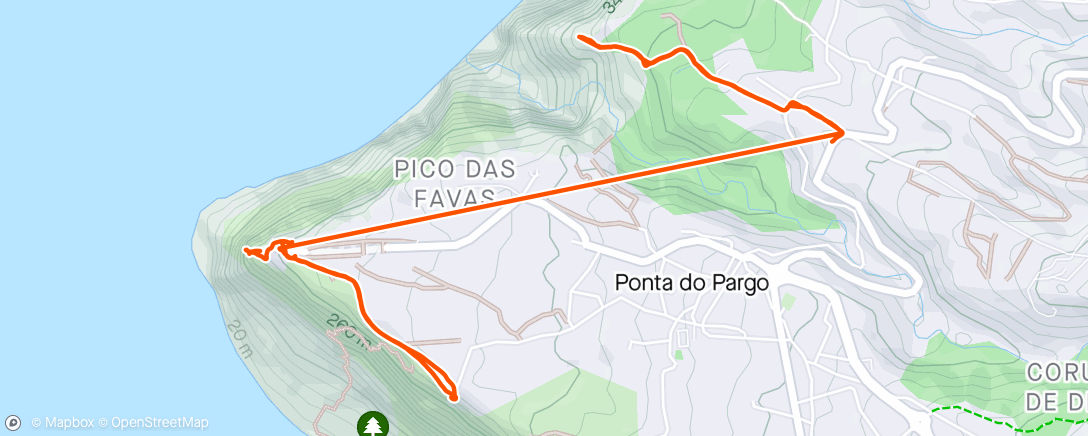 Map of the activity, D turismo