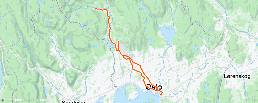 Map of the activity, Vått og kaldt