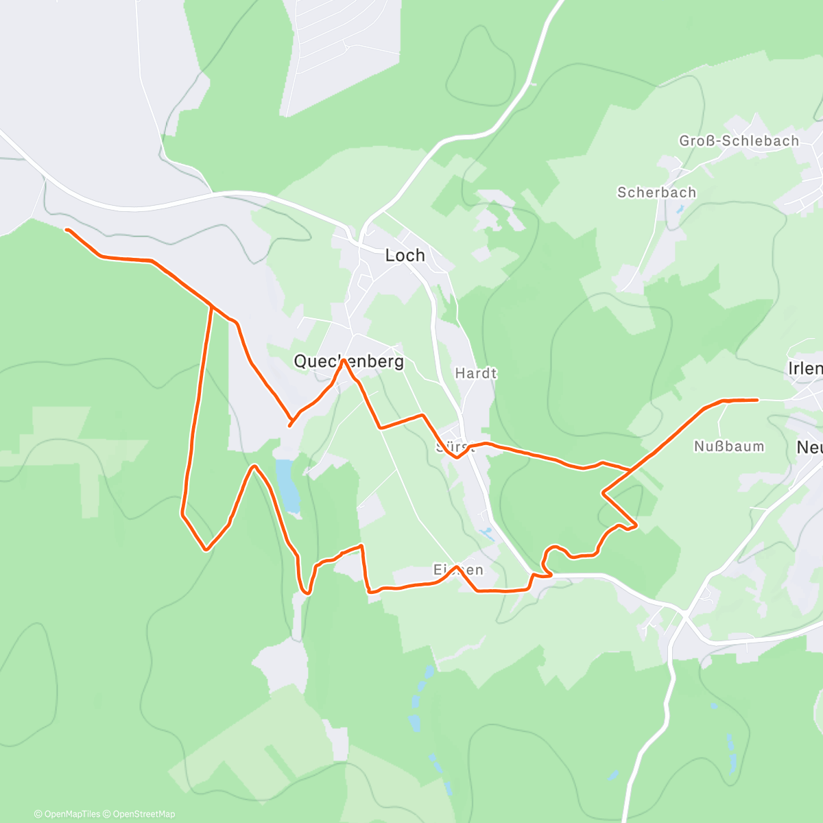 Map of the activity, Raus mit den Vierbeinern