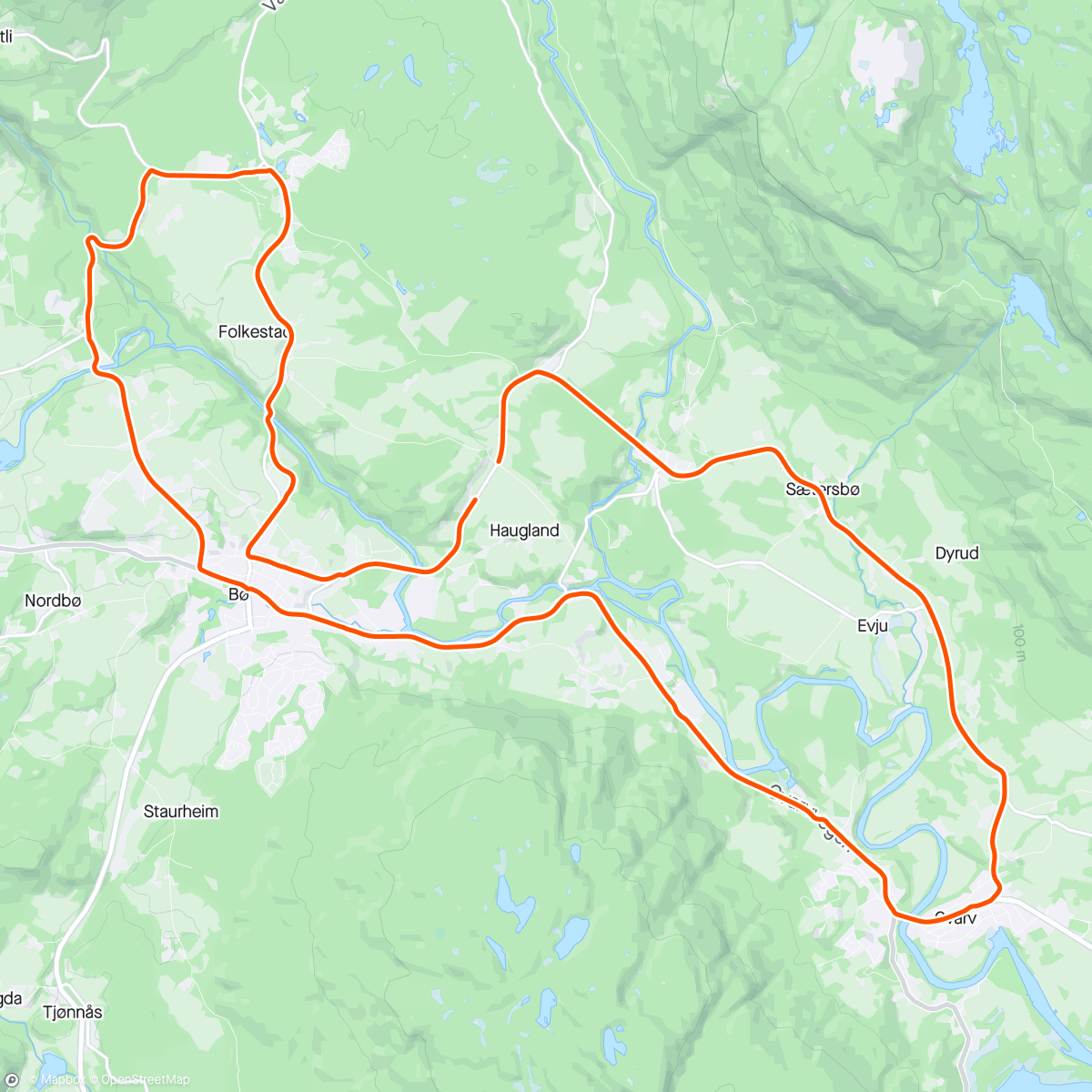 Map of the activity, Restitusjonsrunde