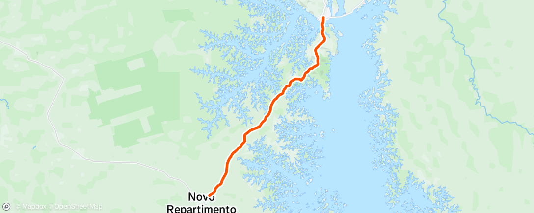 Map of the activity, Pedalada matinal
