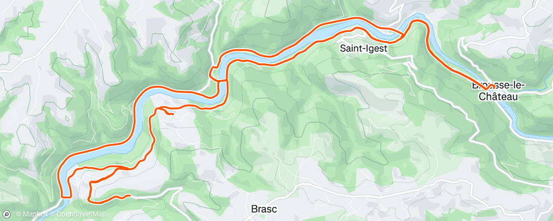 Carte de l'activité