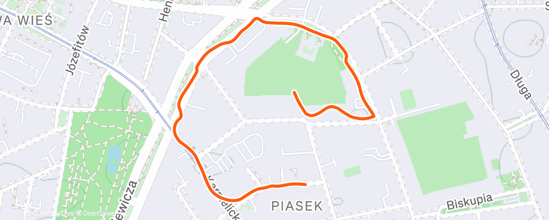 Карта физической активности (Night Walk)