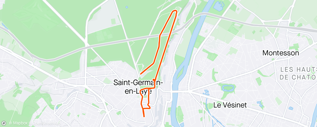 Map of the activity, Jogg + 6 lignes