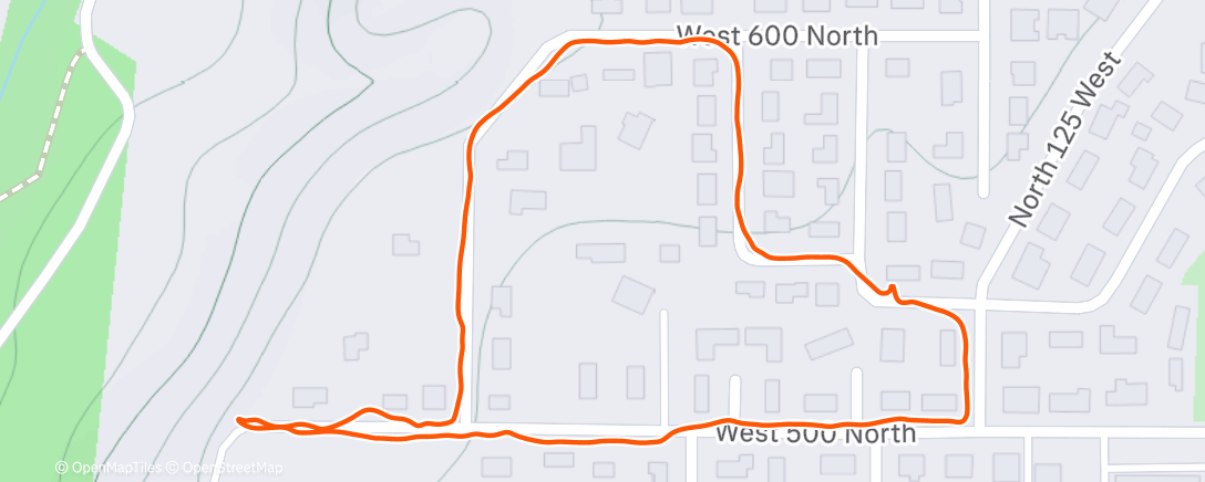 Карта физической активности (Morning Walk)