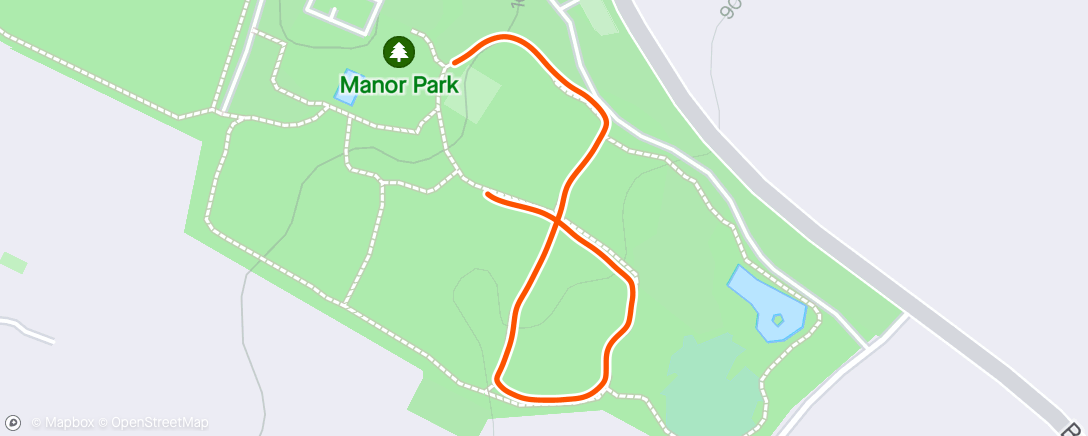 Map of the activity, Trying to run