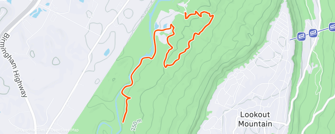 Карта физической активности (Afternoon Run)