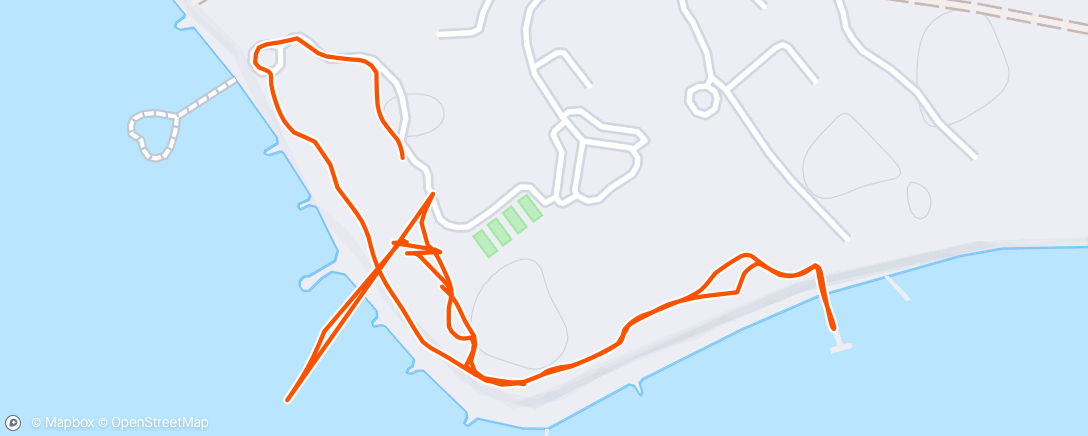 Map of the activity, Morning Walk